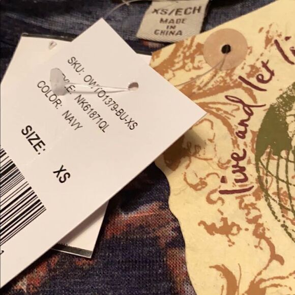 ONE WORLD XSmall Top with Laced Bottom NWT - Picture 7 of 7